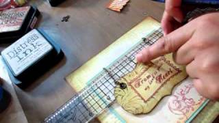 Card Making Mania - Vintage Card with Roof- Pt 2