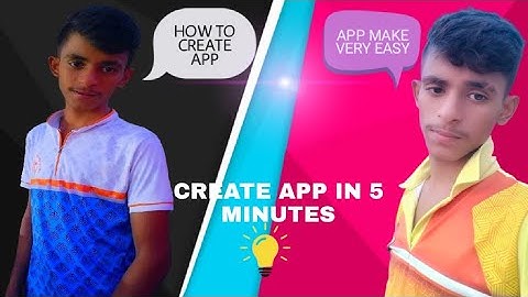 HOW TO CREATE APP IN 5 MINUTES || 5 minute mein app kaise || Technical Ravesh || Ravesh Chavan
