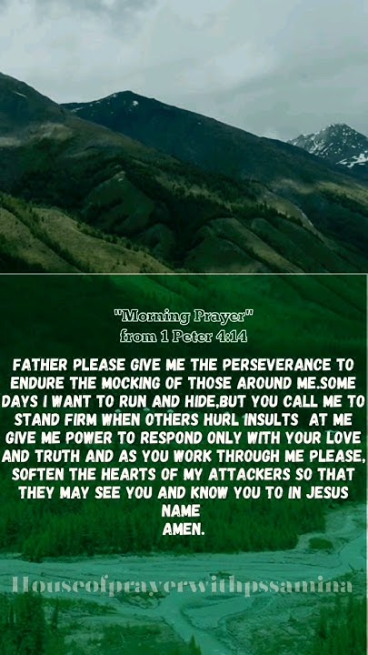 morning-prayer-from-1-peter-4-14-shorts-youtubeshorts-viral