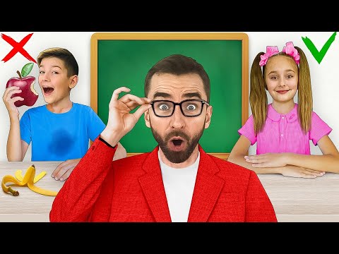 Video Sasha thể hiện nội quy của trường và học bảng chữ cái... - YouTube