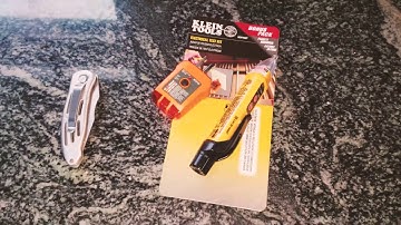 Klein Tools NCVT-5A Non-Contact Voltage Tester w/Laser + RT210 GFCI Outlet Tester Tool Kit Review