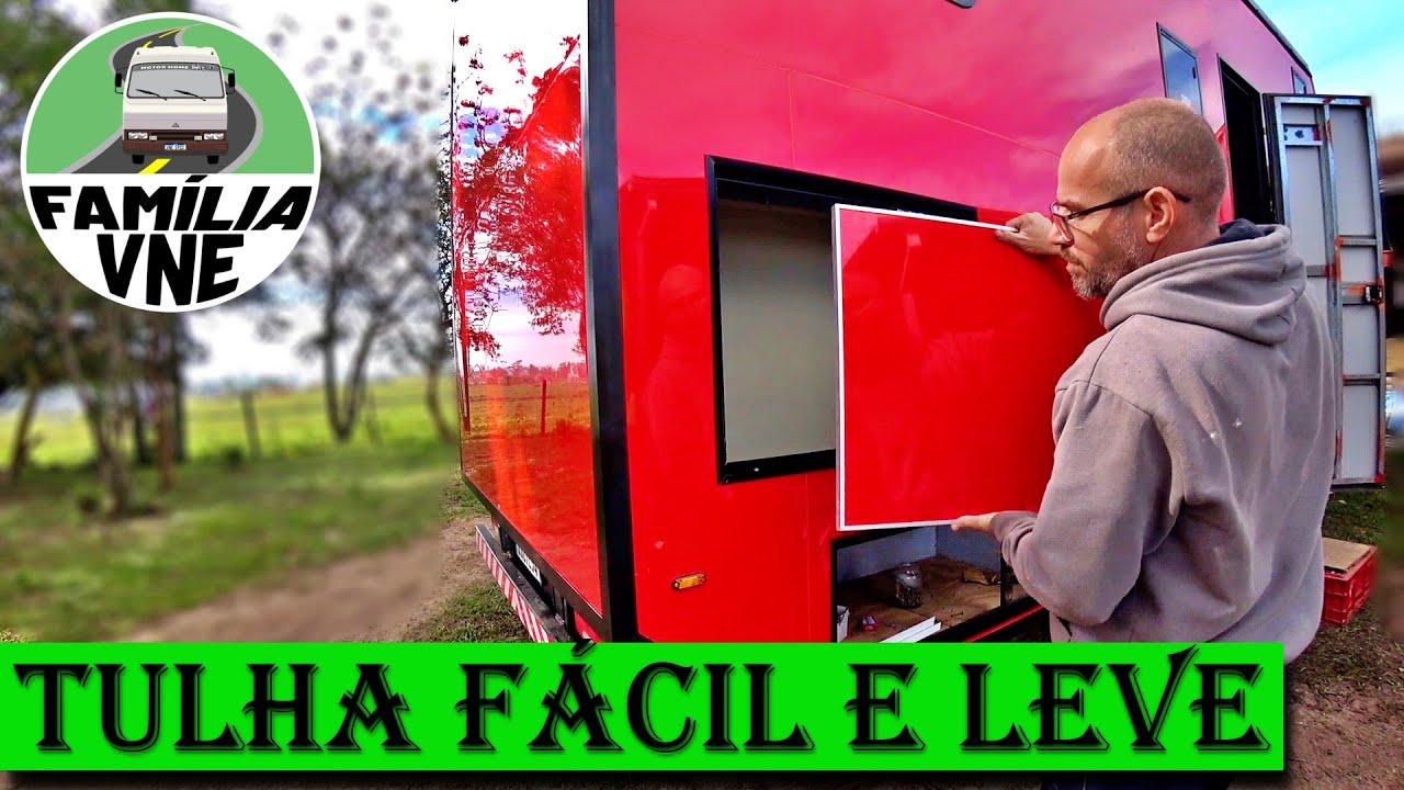 FAZENDO os BAGAGEIROS TULHAS do MOTORHOME CAMINHÃO