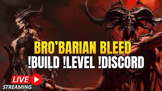 Gold Giveaway Bleed Bro'Barian Build! !Build !WW !Ancients !Discord #DiabloIV #Diablopartner
