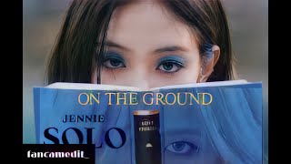 rose&jennie-on the ground x solo (mashup)mv Resimi