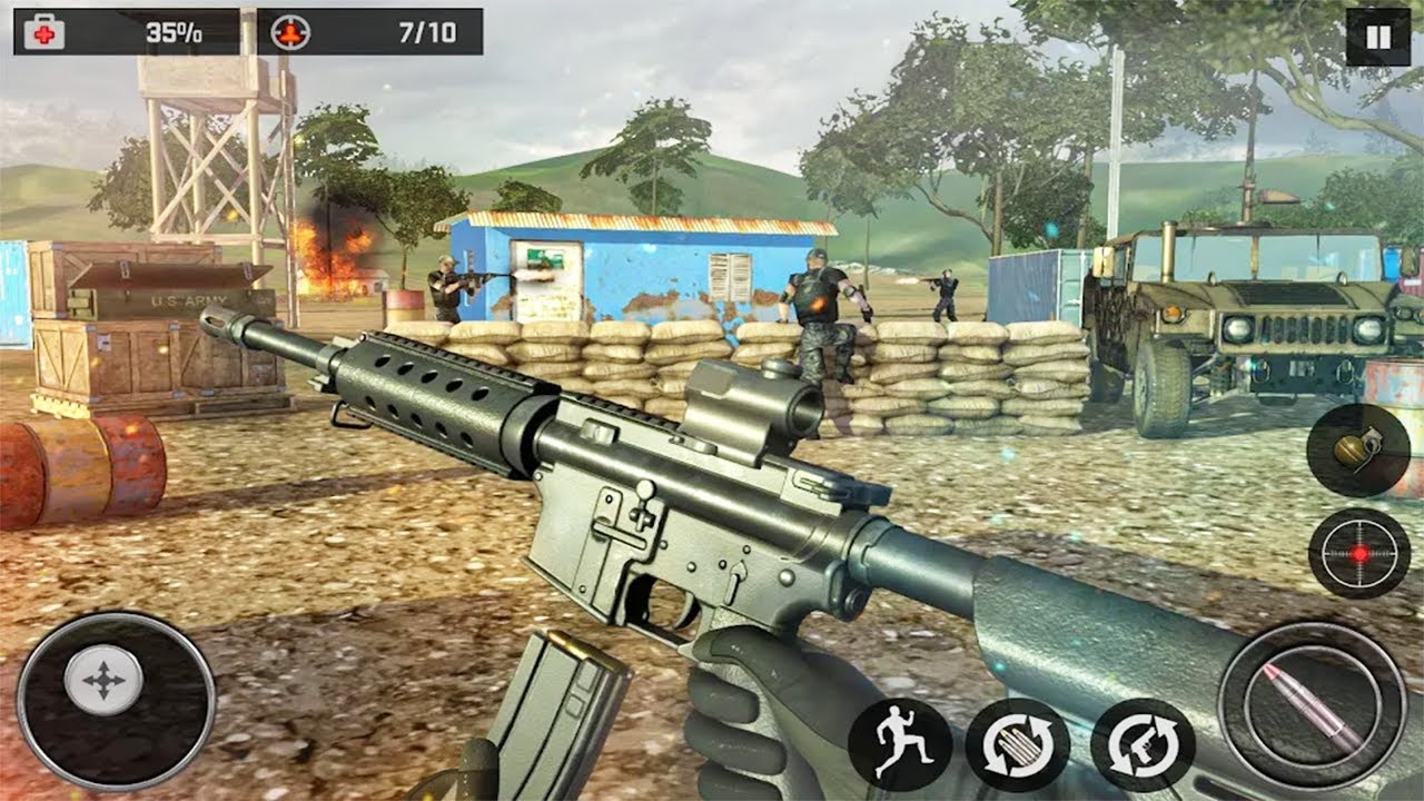 Commando Gun Fire Critical Ops android iOS apk download for free