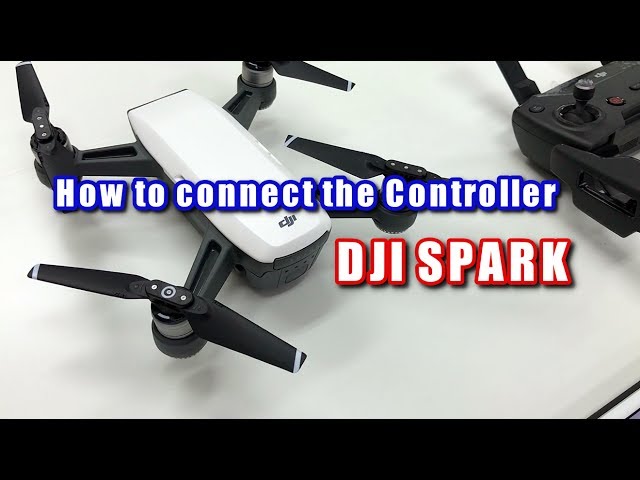 DJI SPARK How to Connect the Controller / How to Bind the Spark