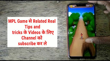 MPL runner no-1 game tips and tricks, MPL runner no-1game best tips and tricks|