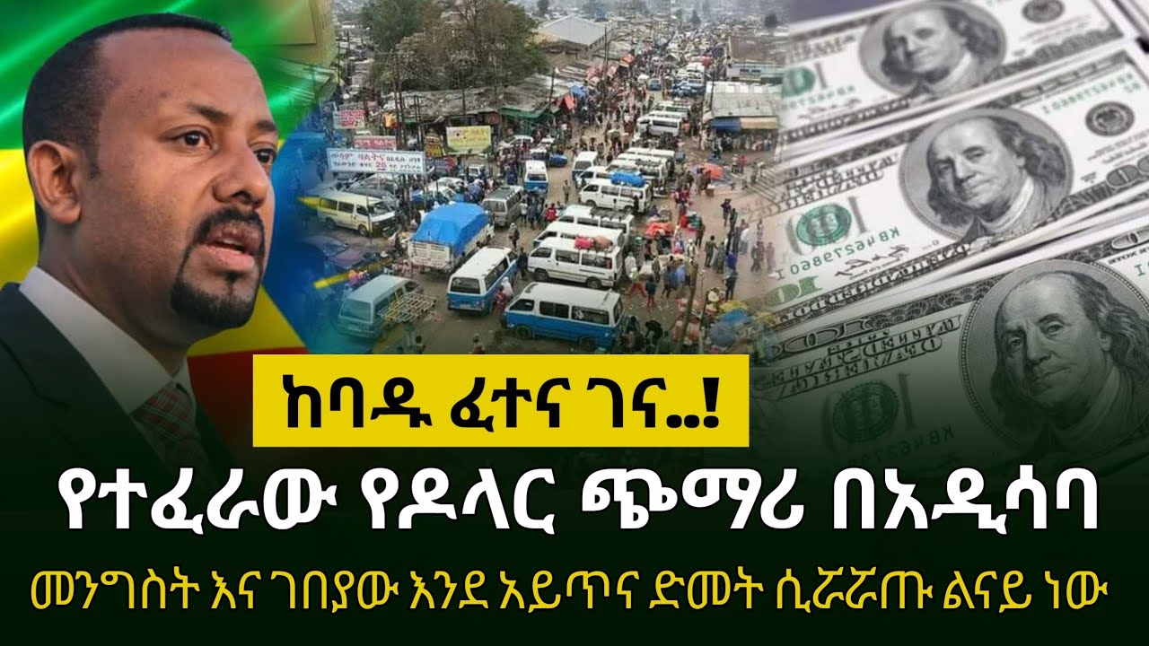 Ethiopia: የሚጠብቀን ከባዱ ፈተና ፤ የተፈራው የዶላር ጭማሪ በአዲስ አበባ #addismediaa - 29 ...