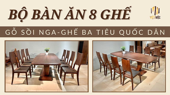 Đánh giá bàn ghế làm từ gỗ cao su năm 2024