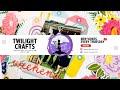 TWILIGHT CRAFTS || Live Craft and Chat creating a scrapbook layout