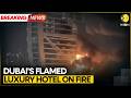 Israel Attacks Iran Dubai Drone Debris Causes Fire At Burj Al Arab Hotel WION BREAKING