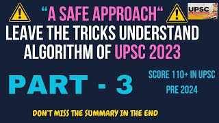 UPSC PRE 2023 - SCORE 110+ THROUGH A SIMPLE PROCESS