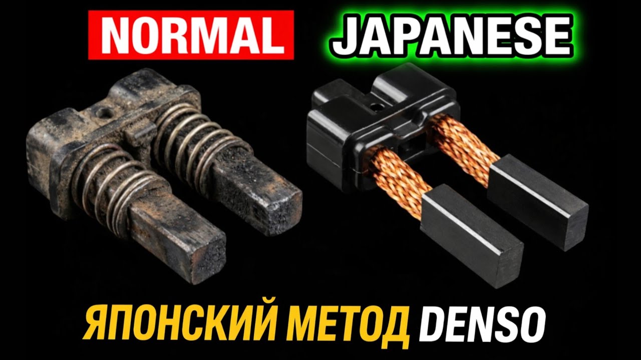 Почини генератор за 5 минут и 1 500 ₽ — японский метод Denso