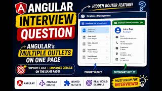 Angular Interview Questions | Angular's Hidden Router Feature: Multiple Outlets on One Page