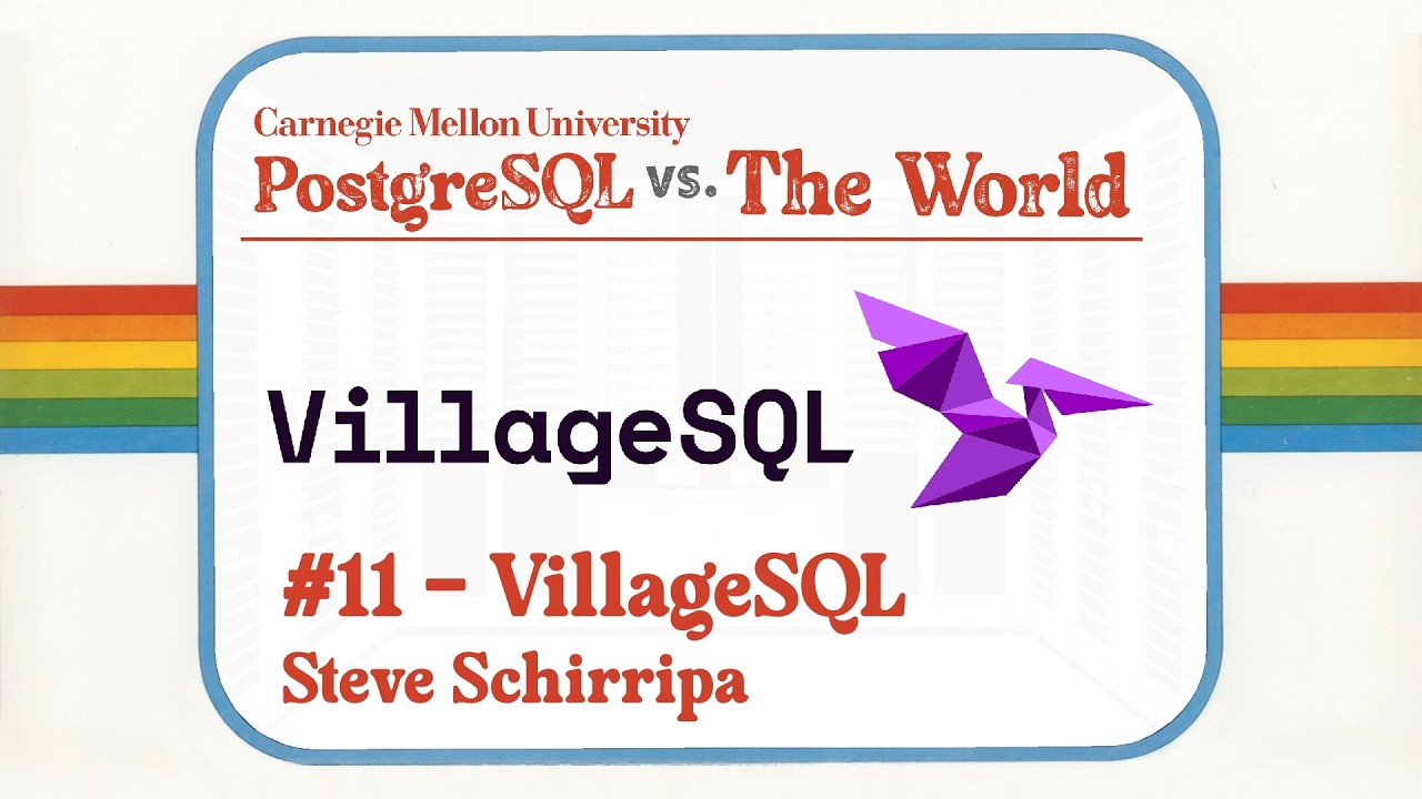 Thumbnail for VillageSQL: Decisions, Principles, & Lessons in Teaching MySQL New Tricks (Steve Schirripa)