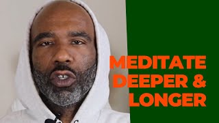 How to Meditate Deeper and Longer (3 PRACTICAL Tips) screenshot 4