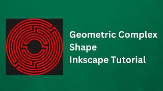 Geometric Complex Shape | #Inkscape Tutorial