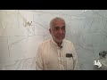 وصول جثمان الشهيد عزام العبادلة للمستشفى بعد ارتقائه بقصف إسرائيلي في مواصي خان يونس جنوب قطاع غزة