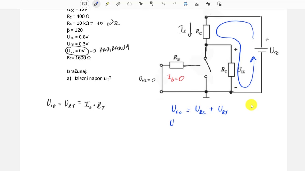 Tranzistorska sklopka - primjer 4