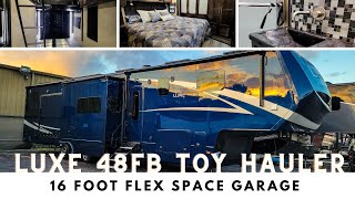 Luxe 48FB Toy Hauler, The Largest Toy Hauler in Our Fleet