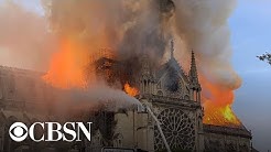Notre Dame Cathedral in Paris on fire, live stream