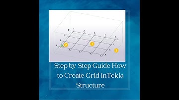 Step by Step Guide How to Create Grid in Tekla Structure