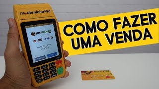 Como Vender na Maquininha de cartão Moderninha Pro do [Pagseguro]