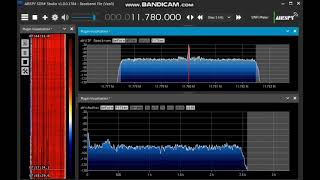 SDR Comparison: Perseus / Airspy HF+Discovery on 11780kHz RN da Amazonia