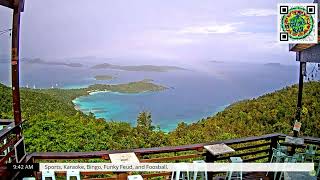 Spectacular Rainbow Timelapse Over The Windmill Bar, St. John: A 45-Second Journey