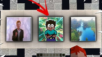 How to get CUSTOM IMAGES in Minecraft Bedrock! (MCPE/Xbox/PS4/Switch/Windows10)