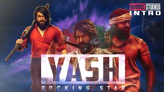 Marvel Intro ft. KGF Yash | KGF | Rocking Star Yash | Marvel studios | YashBoss | SubbuAchar