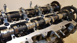 Mazda Skyactiv 2.2 D Engine, Exhaust Camshaft removal installation.