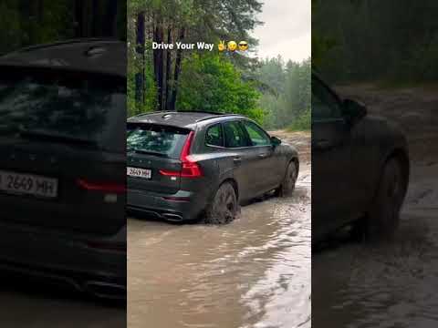 Volvo XC60 stuck in the mud, or maybe not!?