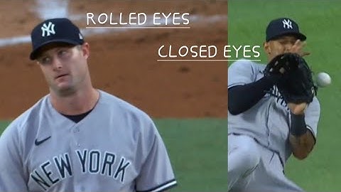 Gerrit Cole had enough!! Aaron Hicks drops another ball