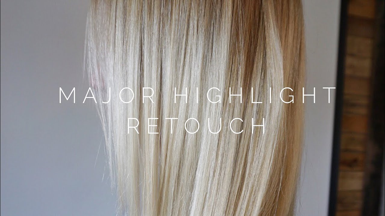 Major Highlight Retouch Hair Tutorial YouTube