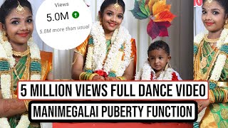 MANIMEGALAI PUBERTY FUNCTION DANCE FULL VIDEO-🤩அடேங்கபா செம ஆட்டம் 🤩
