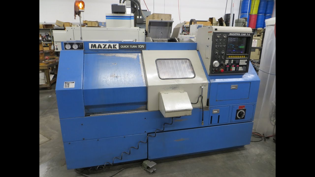 Mazak Quick Turn 10N CNC Turning Center, Mazatrol T-2, 8