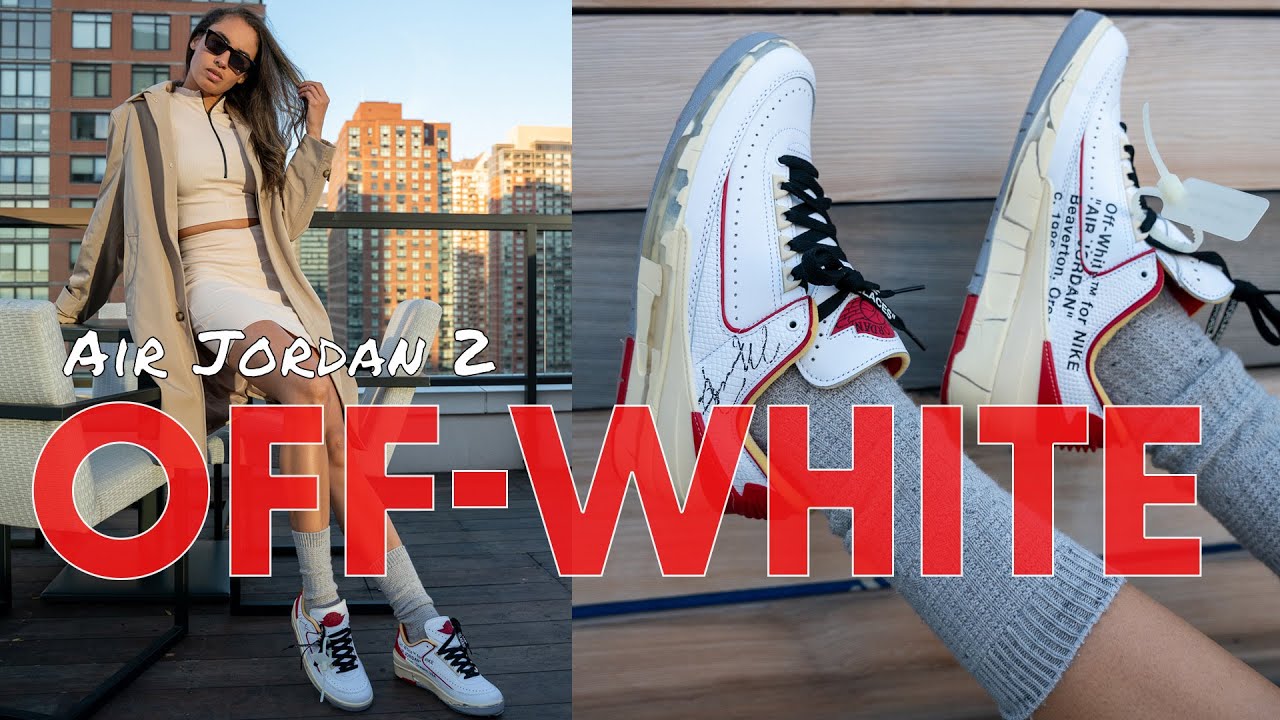 Air Jordan 2 Low Off-White White Red 