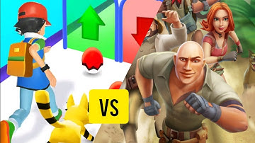Pikachu Run VS Neck Ring Game Run All Levels Gameplay Android,ios  BEST GAME FOR 2023