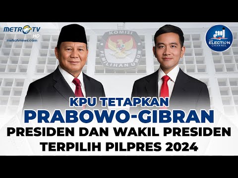 LIVE DARI KPU  -  Penetapan  Prabowo - Gibran Presiden & Wakil Presiden Terpilih Pilpres 2024