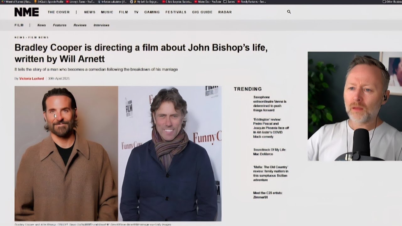 Limmy Reacts to Bradley Cooper Directing a John Bishop "Biopic" + Trailer Reaction