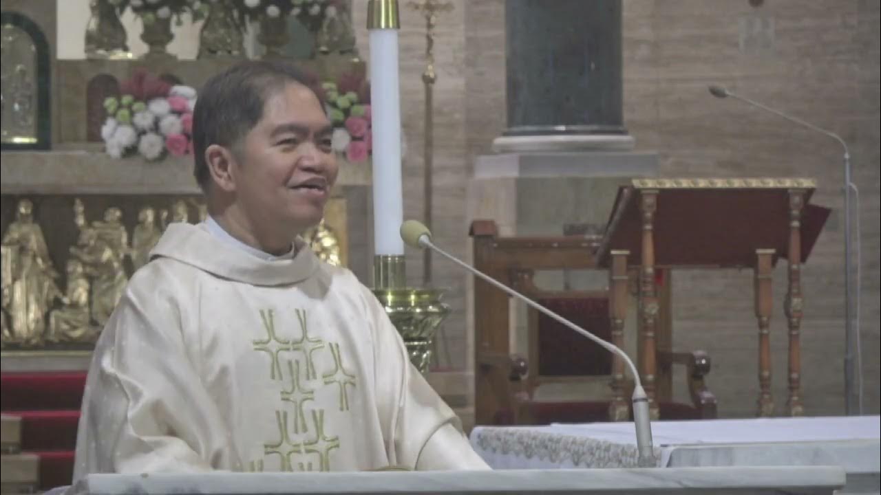 Cathedral Homilies April 21 (Msgr. Rolly) YouTube
