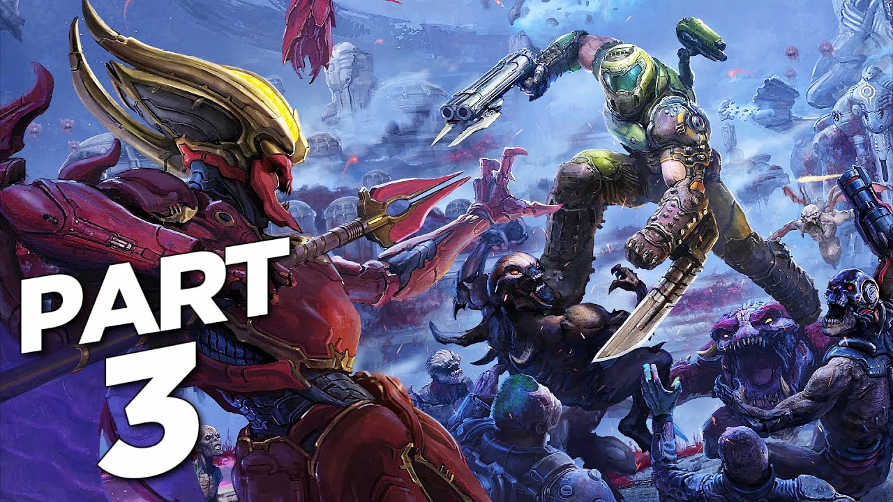 DOOM ETERNAL THE ANCIENT GODS Walkthrough Gameplay Part 3 - SPHERE (DLC)