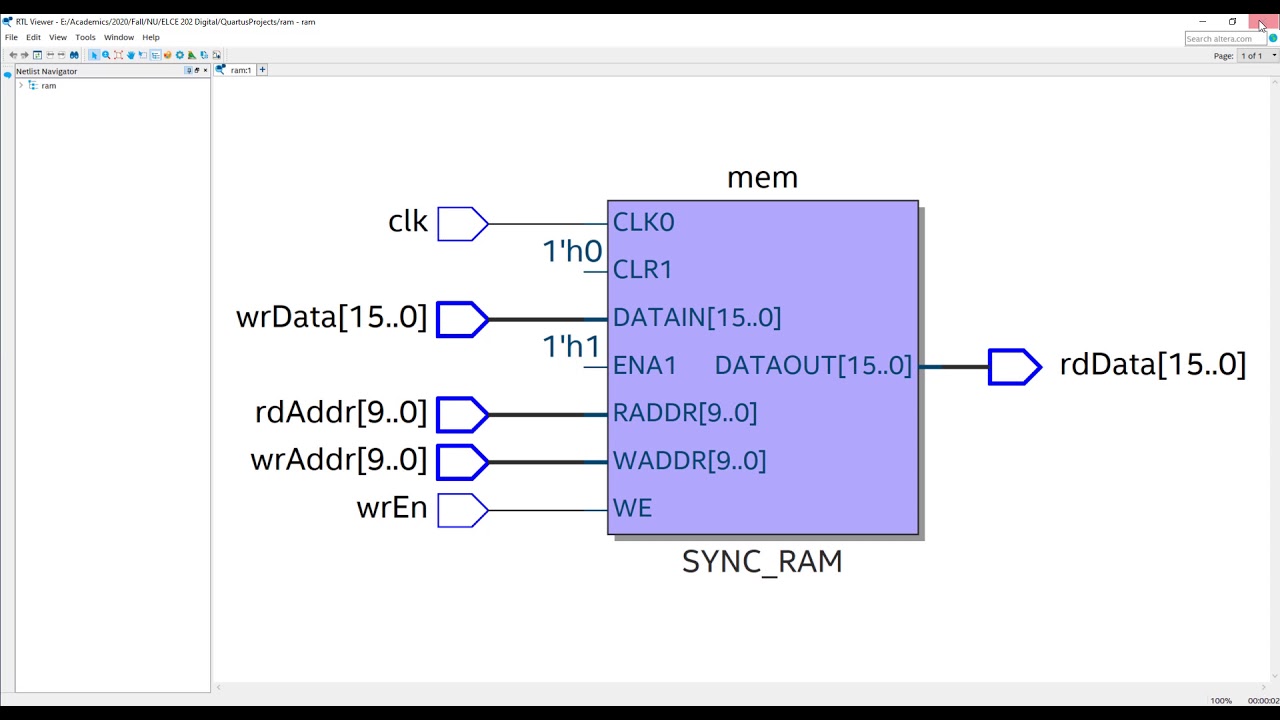 analysis and synthesis quartus