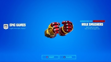 How to get FREE HULK SMASHERS PICKAXE in Fortnite!