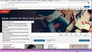 Resource of the Week! Literature Resource Center