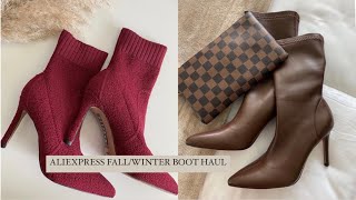 AFFORDABLE ALIEXPRESS FALL/WINTER SHOE HAUL | Eilyken