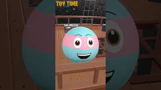 Space Pirates vs Super Planets!  Toy Time Town Short #short