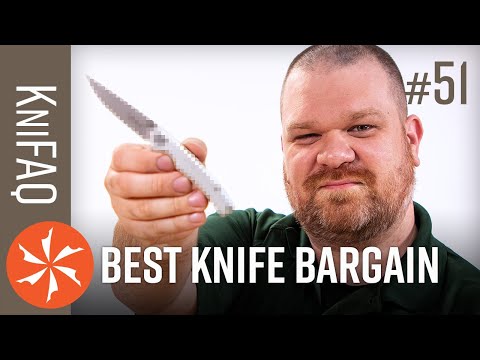 KnifeCenter FAQ : Best Bargain Knife Right Now? + Knives In School, Bayonet Survival Knives, More