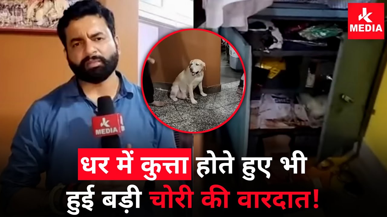 Кража произошла, несмотря на то, что в доме была собака. Крупная кража золота в Джамму.